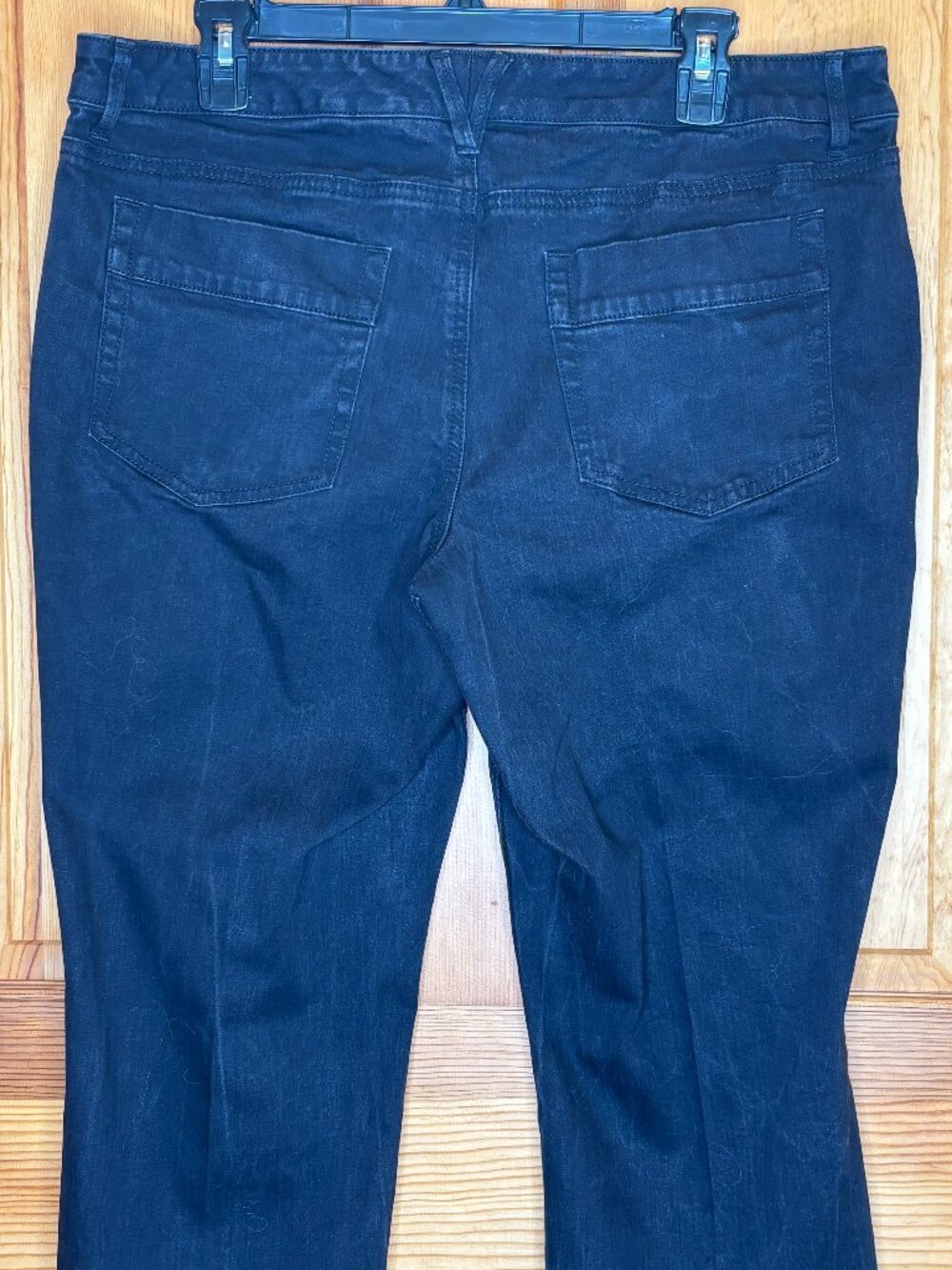 Coldwater Creek Modern Fit Women's Dark Blue Denim Jeans, Size: 16 - Picture 7 of 15